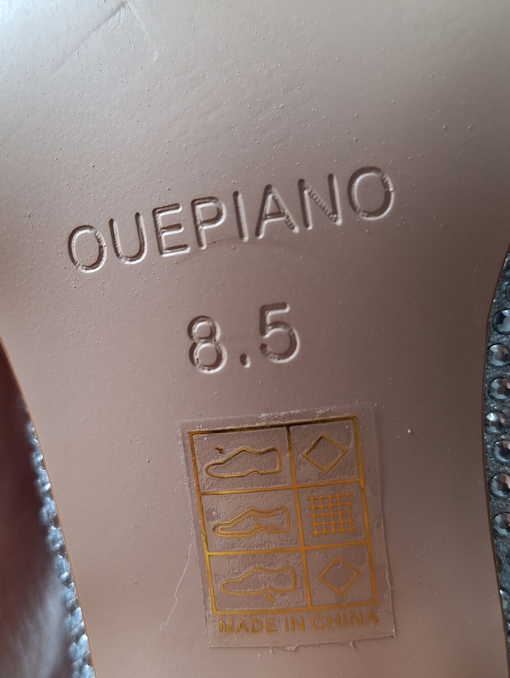 Quepiano Silver Rhinestone Fringe Western Ankle Boots Women’s Size 8.5 - Picture 7 of 7